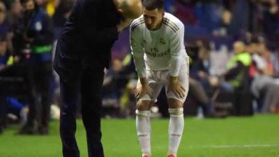 Real Madrid perdió ante el Levante el liderato y a Eden Hazard. Foto AFP.