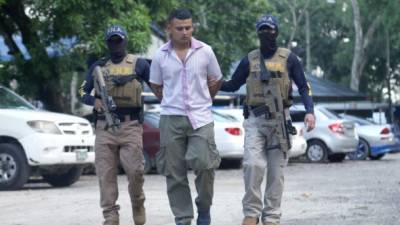 Flavio Fabricio Jordán Chávez fue capturado a las 3:00 pm de ayer por los agentes de la FNA en el barrio Los Andes.