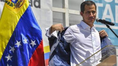 El presidente interino de Venezuela, Juan Guaidó. AFP