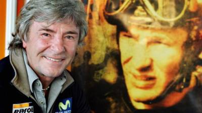 El expiloto de motociclismo español Ángel Nieto, trece veces campeón del mundo, falleció hoy a los 70 años. EFE/Archivo