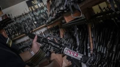 La Policía tiene 7,000 armas de alto poder en una bodega de Casamata, que fueron decomisadas.