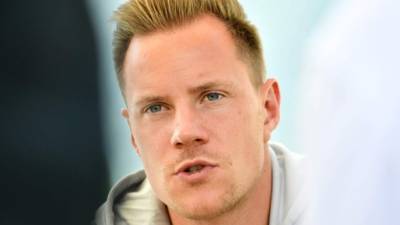 Ter Stegen en la rueda de prensa. FOTO EFE/ Sascha Steinbach