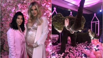 Khloé Kardahian festejó la llegada de su hija rodeada de su familia y amistades.