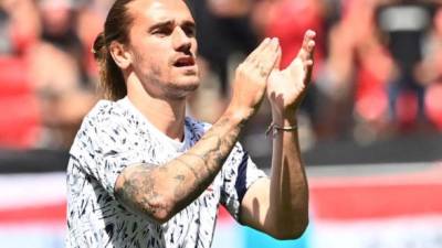 Antoine Griezmann, delantero de la selección de Francia y del Barcelona. Foto AFP.