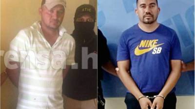 Los exagentes Héctor Jacinto Mendoza, alias 'Camuma', y Roberto Armando Carranza, alias 'Carranza'.