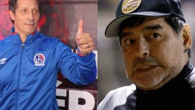Pedro Troglio le recomendó a Maradona que asuma el reto de dirigir al club Gimnasia de La Plata.