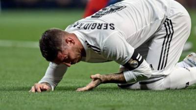 Sergio Ramos no podrá jugar en la segunda jornada de Champions League. FOTO AFP.