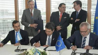 En la visita de Juan Orlando Hernández a Bélgica, Luxemburgo e Italia se confirmó la cooperación y financiamiento.