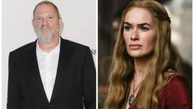 Harvey Weinstein y Lena Headey