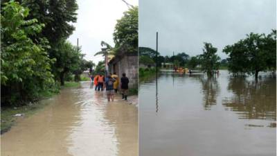 Las evacuaciones han iniciado en la colonia Flor de Cuba de SPS y Monte Carmelo de Villanueva.