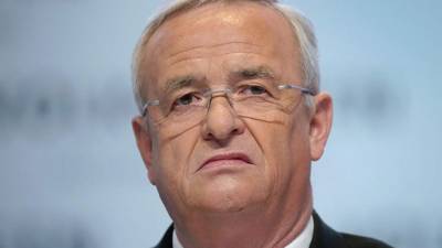 Martin Winterkorn, el cuestionado presidente ejecutivo de la automotriz.