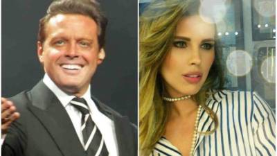 Luis Miguel y su novia Desiree Ortiz Salswach