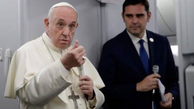 El Papa manifestó sentirse 'aterrado' ante un inminente derramamiento de sangre en Venezuela./AFP.