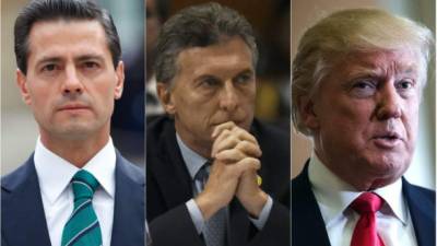 Los Gobiernos de Enrique Peña Nieto (México), Mauricio Macri (Argentina) y Donald Trump (Estados Unidos) han rechazado la ruptura democrática en Venezuela.