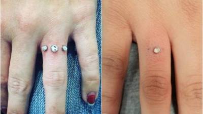 Los expertos del finger piercing advierten que hay riesgos involucrados. Foto: Instagram