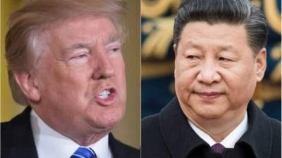 El presidente estadounidense Donald Trump y su homólogo chino Xi Jinping.