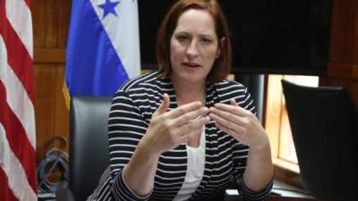 Heide Fulton, encargada de negocios de la Embajada de EEUU en Honduras.