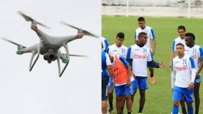 Los Drones han estado en las prácticas de la Selección de Honduras.