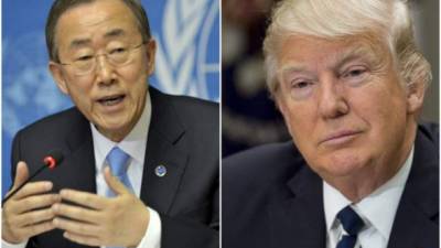 El ex secretario general de la ONU manifestó su 'profunda preocupación' por la decisión del presidente estadounidense Donald Trump de retirar a su país del histórico acuerdo de lucha contra el cambio climático firmado en París en 2015.