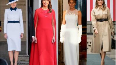 Melania Trump dio un show de estilo y elegancia en la visita de Estado que realizó junto al presidente estadounidense Donald Trump en el Reino Unido.