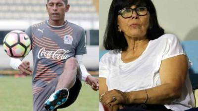 La madre de Costly en ocasiones llegó al estadio Nacional de Tegucigalpa para ver a su amado hijo.