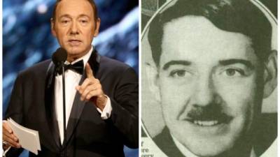 Kevin Spacey y su padre Randall Fowler