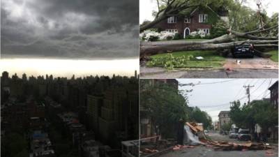 Una serie de tormentas eléctricas que azota la costa este de EEUU ha causado estragos en Nueva York, Washington D.C. y otras grandes ciudades, matando a al menos dos personas por la caída de árboles y dejando a miles sin electricidad.