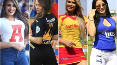 Bellas chicas se hicieron presente a los diferentes estadios en esta jornada 3 de la Liga Nacional de Honduras.