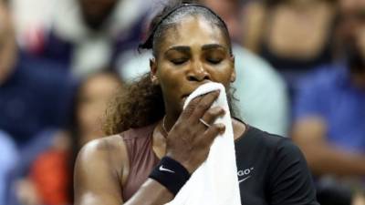 Serena Williams perdió la final del US Open ante la japonesa Naomi Osaka. FOTO AFP.