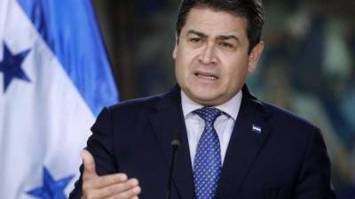 Juan Orlando Hernández, presidente de Honduras.