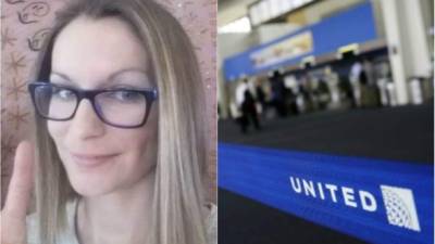 Nicole Harper denunció el mal servicio que recibió en un vuelo de United Airlines.