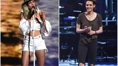 Kristen Stewart y Miley Cyrus son dos artistas controversiales.