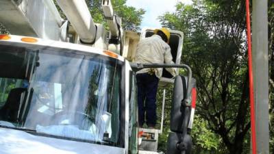 Las cuadrillas trabajando en cortes en la ciudad.