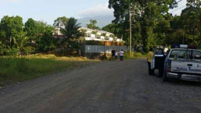 En un solar baldío cercano a la colonia San Isidro en La Ceiba fue encontrado el cadáver de una persona.