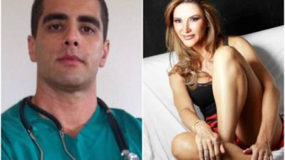 Denis Furtado, famoso en las redes sociales como 'Dr Bumbum'. A un lado Lilian Calixto, quien murió en el quirófano.