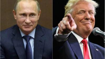 El presidente ruso, Vladimir Putin y el presidente estadounidense, Donald Trump.