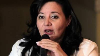 Yolani Batres, ministra de Salud.