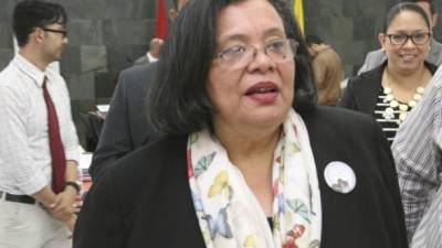 Julieta Castellanos, rectora de la Unah.