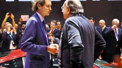 John Elkann, el heredero de la familia Agnelli y presidente de la junta directiva de Fiat Chrysler, y Sergio Marchionne, su presidente ejecutivo, aseguran que el tiempo está de su lado.