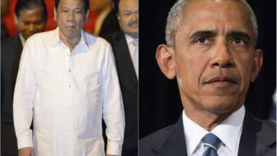 El presidente Obama canceló su reunión con Duterte tras los insultos.