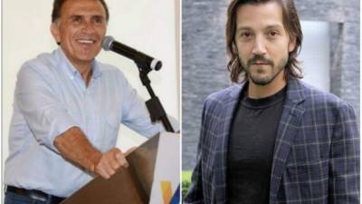 Miguel Angel Yunes y Diego Luna