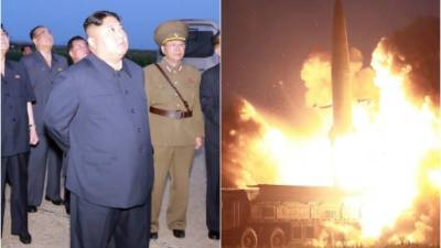 El líder norcoreano Kim Jong-un ha supervisado los lanzamientos. Fotos: AFP