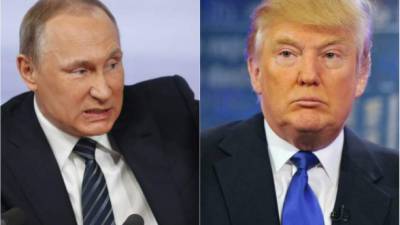 El presidente Vladímir Putin y y su homólogo Donald Trump. Foto archivo