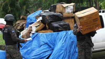 La Fuerza Nacional Antievasión realiza operativos y ha logrado decomisar gran cantidad de productos. Foto de archivo.