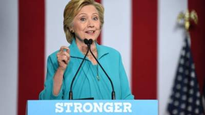 Hillary Clinton dice que el caso no daña su candidatura. Foto: AFP/Josh Edelson