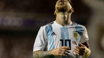 Messi es la máxima figura de la selección de Argentina. FOTO EFE/David Fernández
