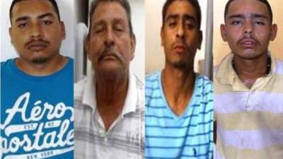 Los detenidos son José Ismael Peña Ayala, Lorenzo Mendoza Parache, Víctor Hugo Gómez García y Angel Michel Porras Castellanos.