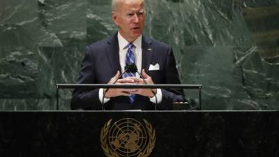 Biden da su primer discurso ante la Asamblea de la ONU afirmando que no busca una guerra fría con China./AFP.