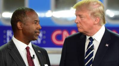 Carson ocupa el segundo lugar en los sondeos de intención de voto republicanos.