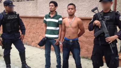 Nelson Mauricio López Cerella (20) y Carlos Alberto Montejo Mejía (21) los supuestos sicarios.